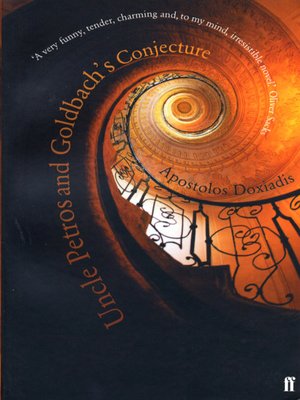 cover image of Uncle Petros and Goldbach's Conjecture